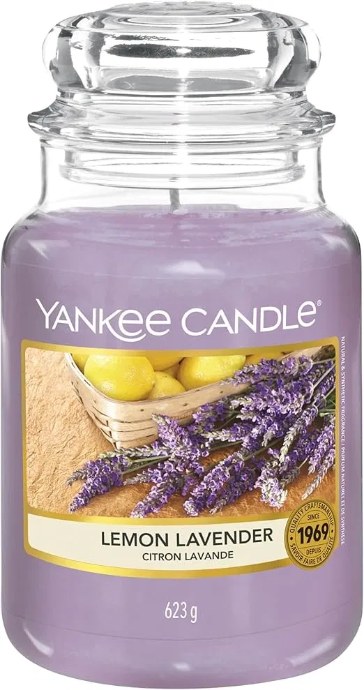 Yankee Candle Duftkerze im Glas Lemon Lavender ab 23,17 € inkl. Prime-Versand