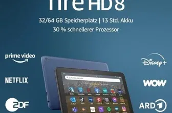 Zertifiziert und generalüberholt Fire HD 8-Tablet 8-Zoll-HD-Display 32 GB für 37,99 € inkl. Prime-Versand (statt 51,00 €)