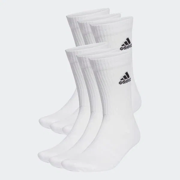 adidas Cushioned Sportswear Crew Socken 6 Paar HT3453 (Gr. 19-21 bis 46-48) für 14,49 € inkl. Versand (statt 20,00 €)