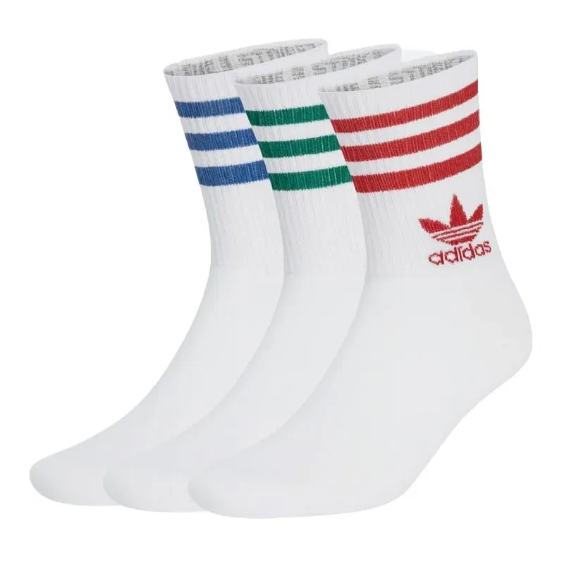 adidas Unisex Socken Crew Sock 3er Pack (Gr. 37-39 bis 43-45) ab 9,70 € inkl. Versand