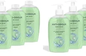 by Amazon Anti-Odour Handseife (4*500ml) für 6,84 € inkl. Prime-Versand (statt 11,60 €)