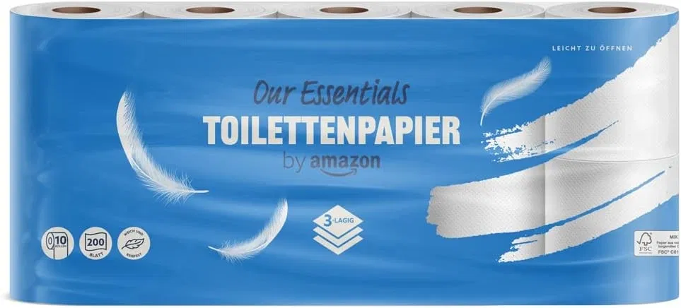 Schnäppchen, Deals und Rabattcodes des Tages - Toilettenpapier-Angebot von Amazon