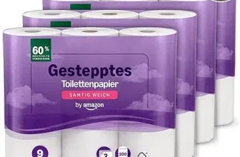 by Amazon Toilettenpapier 3-lagig (4 x 200 Blätter) ab 13,70 € inkl. Prime-Versand (4x 48,70 €, also 12,18 € pro 4 Rollen)