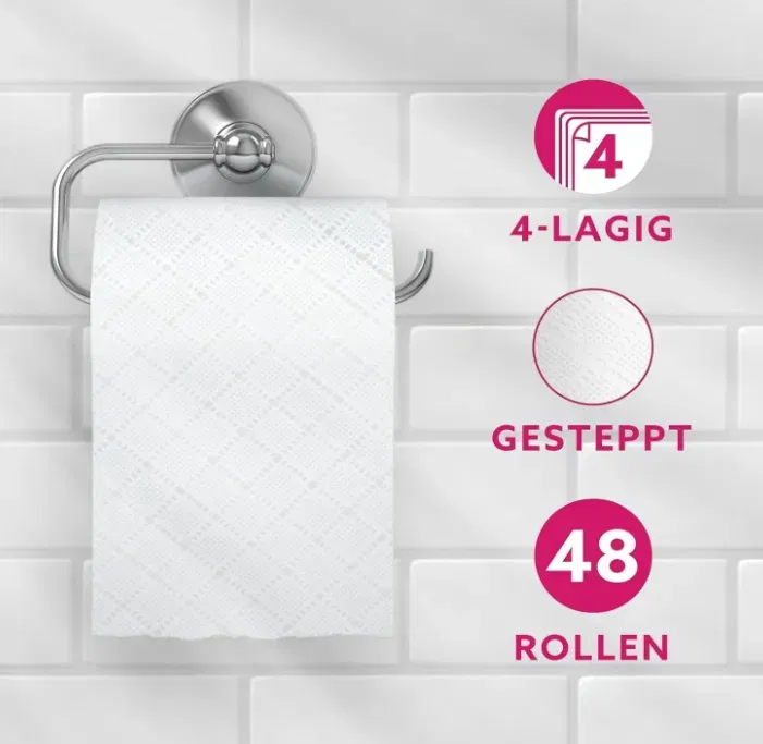 Schnäppchen, Deals Und Rabattcodes Des Tages - Amazon Toilettenpapier 4-Lagig Gestepptes Besonders Weich 12 Rollen
