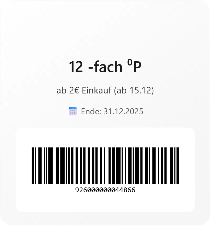 Schnäppchen, Deals und Rabattcodes des Tages - dm 12 EAN 926000000044866