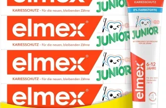 Ein Bild von elmex Zahnpasta Junior 6-12 Jahre im 4er Pack