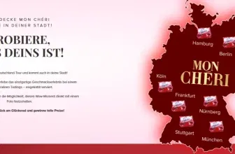 Mon Chéri Roadshow 2025 – mit kostenlosen Pralinen, Glücksrad und Fotobox in acht Städten