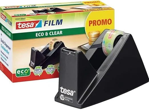 tesa Easy Cut Economy Klebebandabroller mit ecoLogo für Tische/Ökologischer Tischabroller für 4,29 € inkl. Prime-Versand (statt 7,50 €)