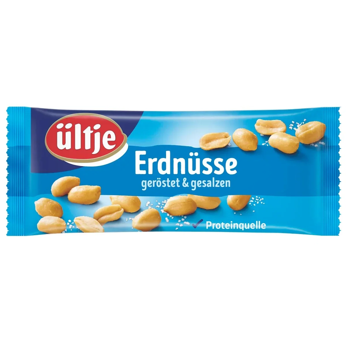 20 Portionsbeutel ültje Erdnüsse geröstet und gesalzen mit insgesamt 1 kg Inhalt
