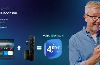 waipu tv Start Jahrespaket mit neuem Stick (2. Gen) für nur 4,99 € / Monat