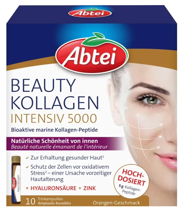 Abtei Beauty Kollagen Intensiv 5000 (5g – 10 Trinkampullen) ab 9,97 € inkl. Prime-Versand (statt 18,99 €)