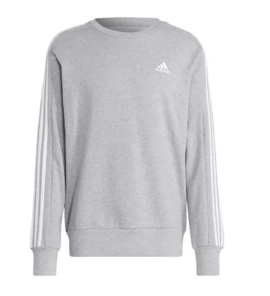 Schnäppchen, Deals und Rabattcodes des Tages - Adidas Sportswear Essentials 3 Stripes Sweatshirt Grau