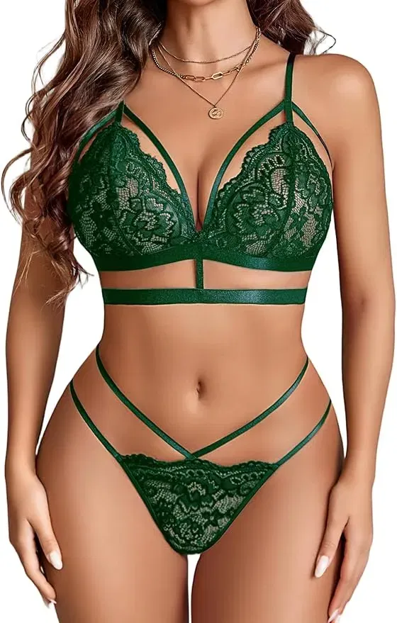 Avidlove Damen Dessous Set mit  V-Ausschnitt (4 Farben, Gr. S bis XXL) für 9,09 € inkl. Prime-Versand (statt 12,99 €)