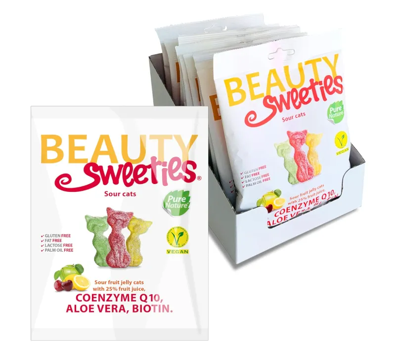 BeautySweeties Saure Katzen (10x125g Fruchtig-saure & vegane Fruchtgummi-Katzen) für 15,13 € inkl. Prime-Versand (statt 19,50 €)