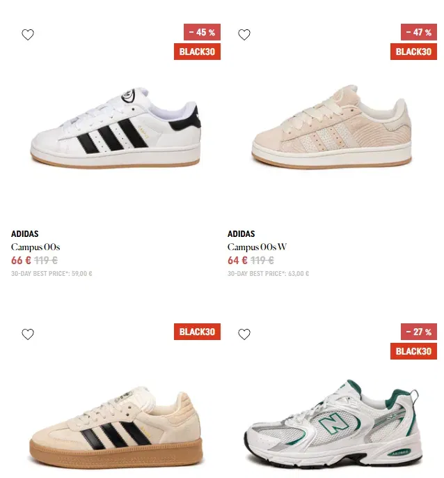Black Weekend Sneaker unter 100E kaufen Schnäppchen, Deals Und Rabattcodes Des Tages - Black Weekend Sneaker Unter 100€ Kaufen