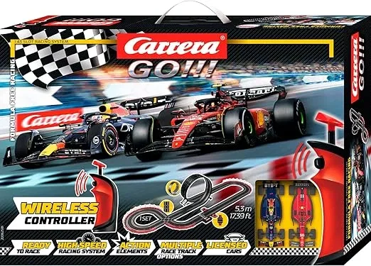 Carrera – 20062581 GO!!! Formula Free Racing Wireless Rennbahn-Set für 56,96 € inkl. Prime-Versand