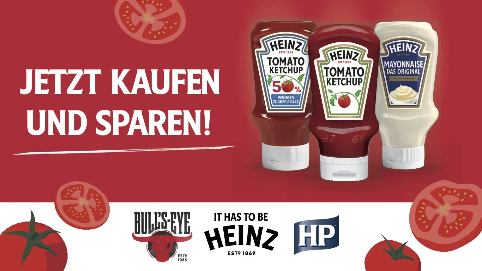 marktguru: 1,50 € Cashback auf Heinz Ketchup, Heinz Mayonnaise, BullsEye oder HP Saucen (effektiv 800g Ketchup und/oder Mayonnaise für 1,29 € bei EDEKA bis 08.11.)