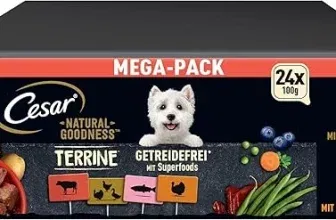 Cesar Natural Goodness Premium Hunde Nassfutter in der Schale Getreidefrei (24x100g) ab 10,88 € inkl. Prime-Versand (statt 16,99 €)