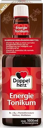 Schnäppchen, Deals und Rabattcodes des Tages - Doppelherz Energie Tonikum Mit B-Vitaminen Extrakte aus Weissdornfrüchten Melissenblätter sowie Konzentrat aus Rotwein
