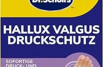 Dr. Scholl’s Hallux-Valgus Druckschutz (mit Hydrogel Technologie 5 Stück) ab 4,08 € inkl. Prime-Versand (statt 5,99 €)