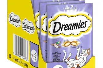 DREAMIES Katzensnacks mit Ente (6x60g) ab 5,30 € inkl. Prime-Versand (statt 8,94 €)