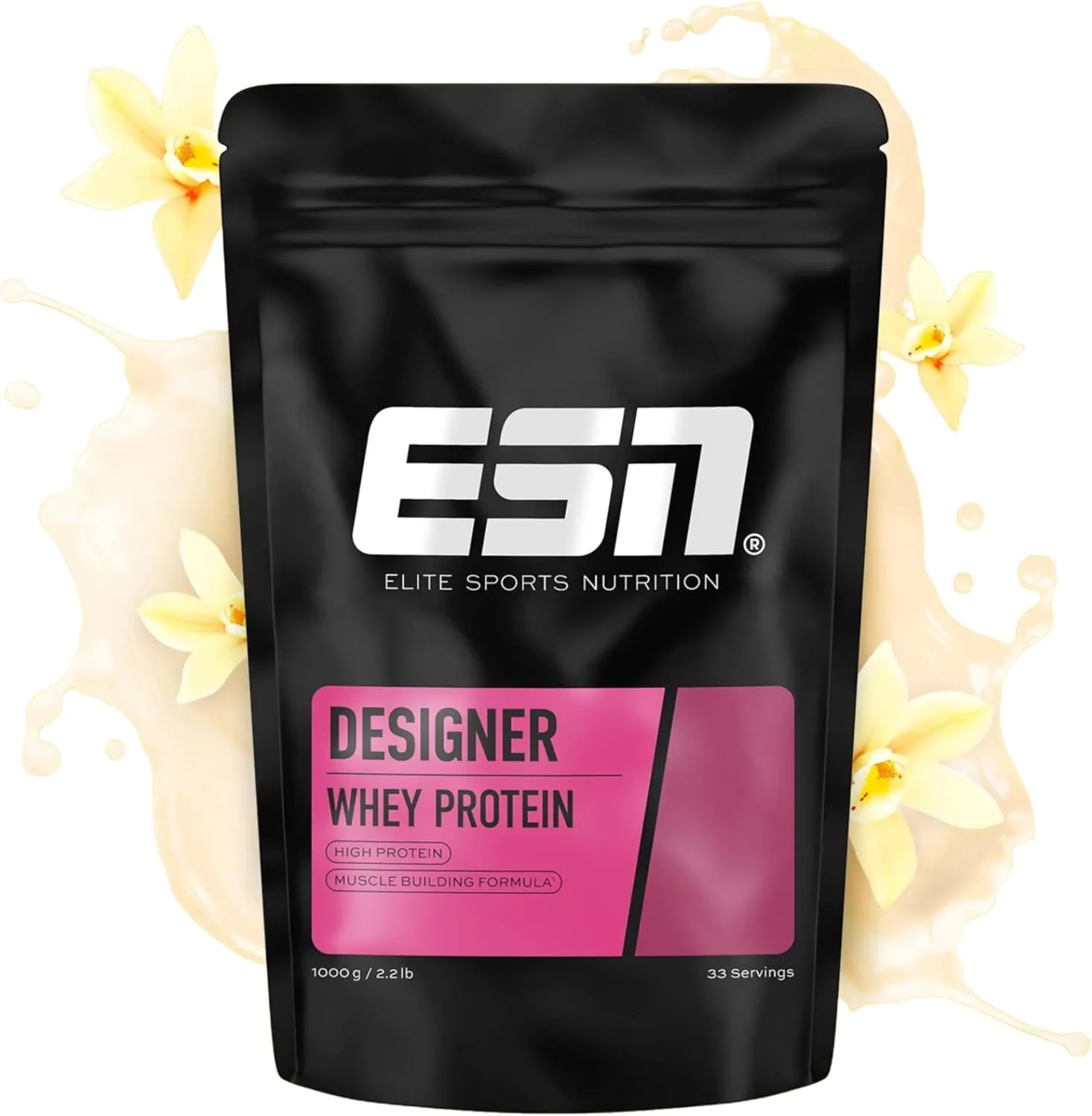 ESN Designer Whey Protein Pulver Vanilla (1kg) ab 32,20 € inkl. Prime-Versand