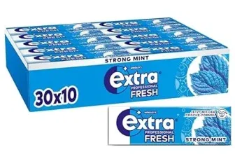 Extra Professional Fresh Strong Mint Zuckerfreier Kaugummi 30er Pack ab 14,53 € inkl. Prime-Versand