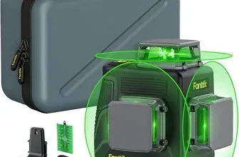 Fanttik D12 PLUS Selbstnivellierend Kreuzlinienlaser Grün (Linienlaser 12 Linien 3×360° 5200 mAh) für 49,99 € inkl. Prime-Versand (statt 69,99 €)