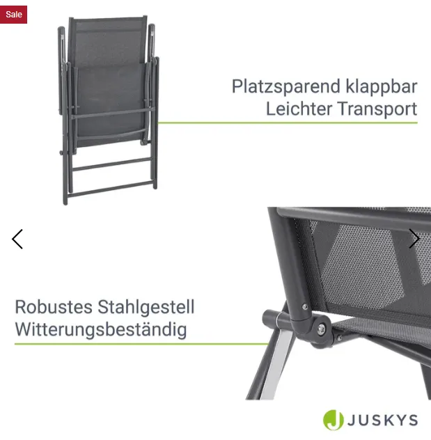 Schnäppchen, Deals und Rabattcodes des Tages - Gartenstuhl Calena