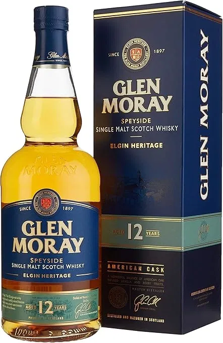 Glen Moray 12 Jahre Schottischer Single Malt Whisky (40 % Vol., 700ml) ab 19,50 € inkl. Prime-Versand