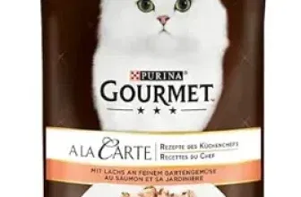 Gourmet A la Carte Katzenfutter nass mit Lachs und Gemüse (26x85g) ab 10,37 € inkl. Prime-Versand (statt 15,08 €)