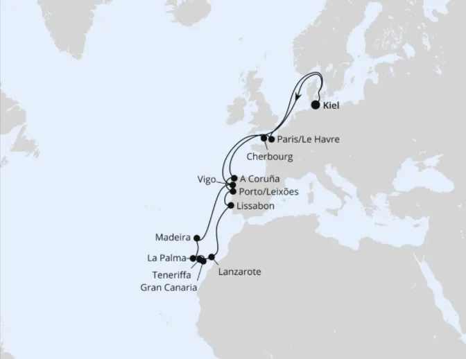 Schnäppchen, Deals Und Rabattcodes Des Tages: Große Winterpause Kanaren Ab Kiel Aida Reisen