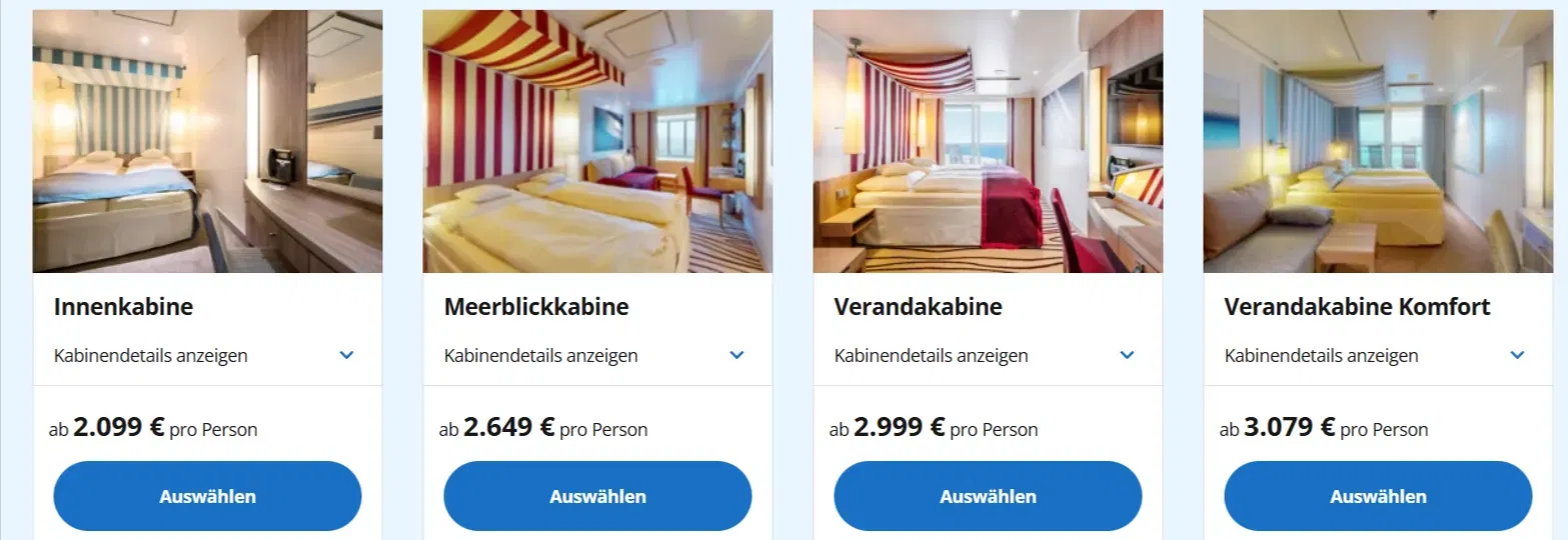 Schnäppchen, Deals und Rabattcodes des Tages - Große Winterpause Kanaren ab Kiel AIDA Reisen