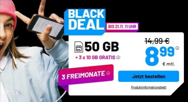 Guenstige Handyvertraege SIM Karten Deals sichern 11 18 2025 08 30 PM Schnäppchen, Deals Und Rabattcodes Des Tages: Günstige Handyverträge &Amp; Sim-Karten Deals