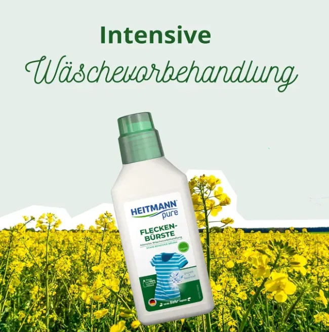 Schnäppchen, Deals Und Rabattcodes Des Tages - Heitmann Pure Fleckenbürste: Veganer Flecklöser Mit Praktischem Bürstenkopf