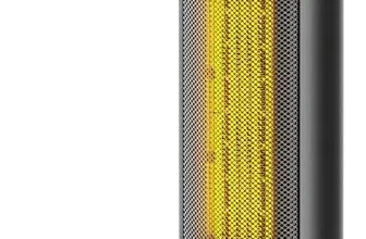 Heizlüfter Energiesparend 2000W PTC Elektroheizung (Thermostat & Fernbedienung 2000 W, 60cm) für 39,19 € inkl. Prime-Versand (statt 55,99 €)