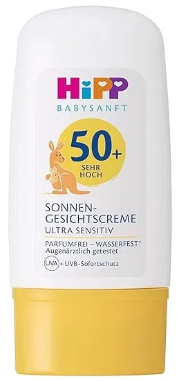 HiPP Babysanft Sonnen Gesichtscreme LSF (SPF) 50+ (30ml) ab 3,70 € inkl. Prime-Versand (statt 5,29 €)