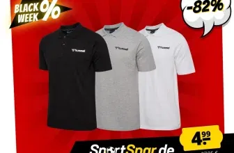 Hummel hmlMOVER Cotton Herren Polo-Hemd (3 Farben, Gr. S bis 2XL) für 4,99 zzgl. inkl. Versand
