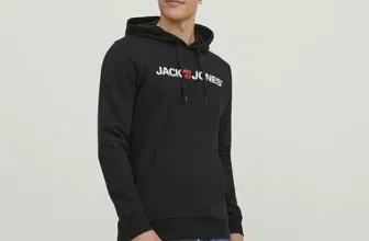 JACK & JONES Male Kapuzenpullover Logo Kapuzenpullover (Gr. XS bis 3XL) für 16,74 € inkl. Prime-Versand (statt 23,00 €)