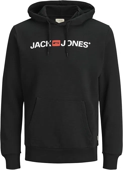 JACK & JONES Male Kapuzenpullover Logo Kapuzenpullover (Gr. XS bis 3XL) ab 16,74 € inkl. Prime-Versand (statt 22,98 €)