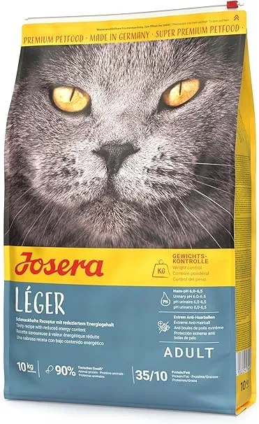 JOSERA Léger Adult Premium Katzen Trockenfutter (10kg) ab 30,39 € inkl. Prime-Versand