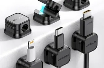 JOYROOM 6 Stück Kabelhalter Kabelclips (2 Farben) für 4,99 € inkl. Prime-Versand (statt 9,99 €)