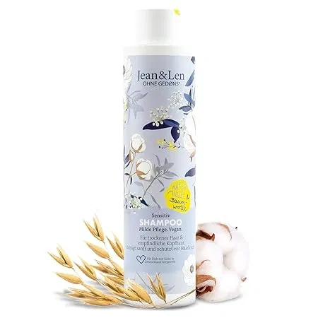 Jean & Len Shampoo Sensitiv Hafermilch & Baumwolle (300ml) ab 2,87 € inkl. Prime-Versand (statt 3,99 €)