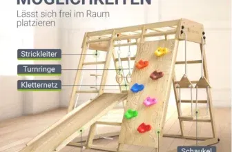 Juskys Maxi Klettergerüst für Kinder (mit Rutsche Kletterwand & Schaukel) für 194,99 € inkl. Versand (statt 269,99 €)