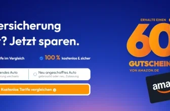 Kfz-Versicherung wechseln und 60 Euro Amazon-Gutschein als Prämie erhalten