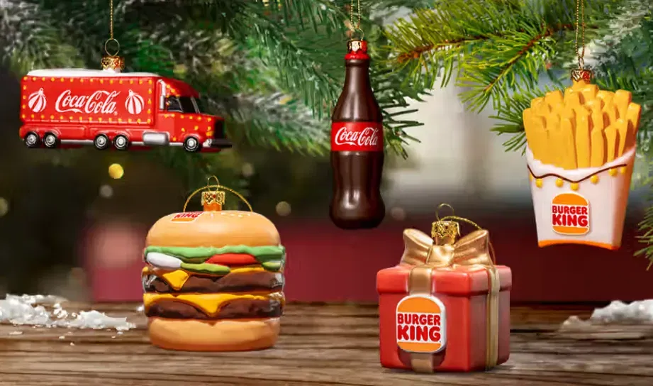 Gratis Burger King Weihnachtskugeln zum Whopper® King Menü