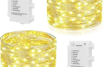 Koopower 2 Stück 100er LED Batterie Lichterketten mit Timer IP65 wasserdicht für 4,99 € inkl. Prime-Versand (statt 9,99 €)