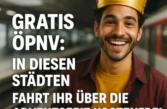 Kostenloser ÖPNV an den Adventssamstagen 2025 – in diesen Städten fahrt ihr gratis mit Bus und Bahn