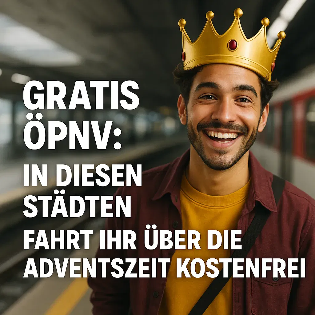 Kostenloser ÖPNV an den Adventssamstagen 2025 – in diesen Städten fahrt ihr gratis mit Bus und Bahn