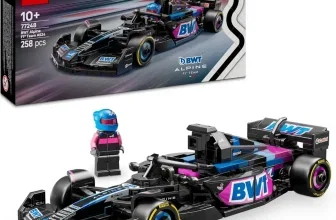 LEGO Speed Champions BWT Alpine F1 Team A524 Rennauto 77248 Schachtel und gebautes Auto